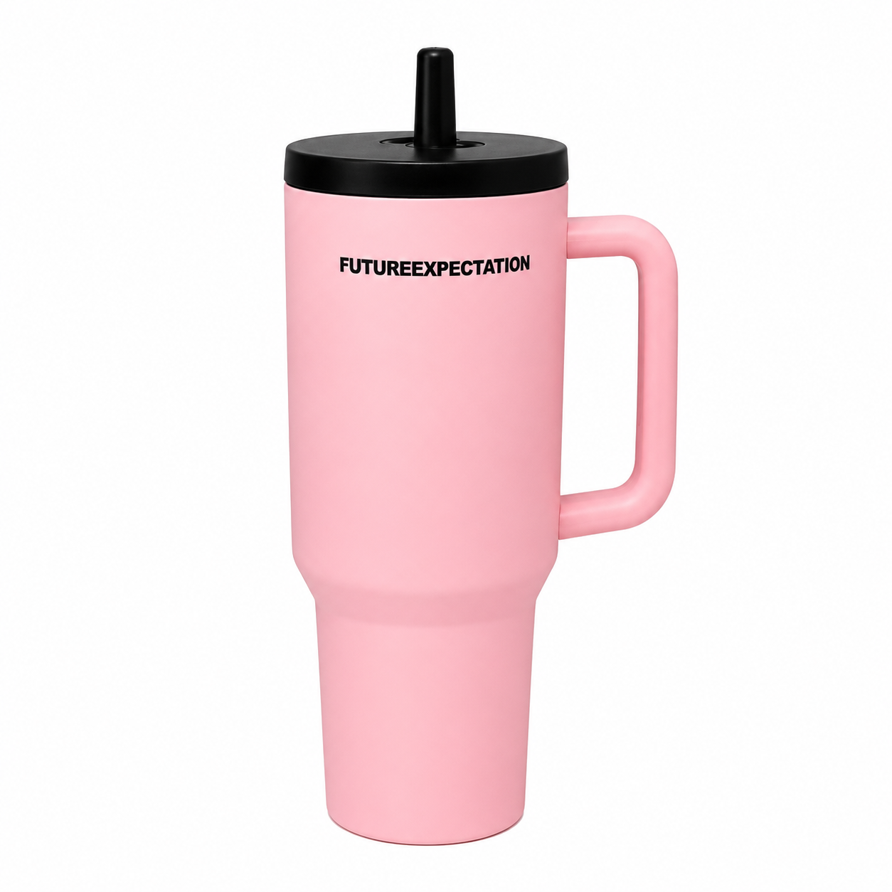 Travel Tumbler with Handle & Straw – 40 oz