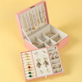 3-Layer Wooden Jewelry Organizer