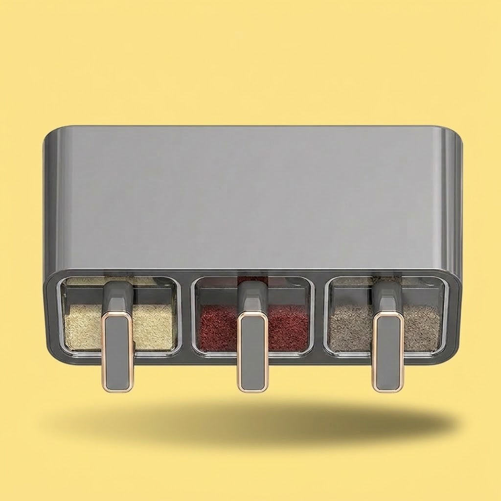 Wall-Mounted Kitchen Spice Organizer